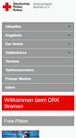 Mobile Screenshot of drk-bremen.de